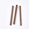 Resin & Walnut Wood Big Pendants, Rectangle/Bar, WhiteSmoke, 71.5x6x4mm, Hole: 1.2mm