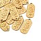 Ion Plating(IP) 304 Stainless Steel Pendants, Rectangle with Eye & Moon & Star Charm, Golden, 22.5x10.5x1.5mm, Hole: 2mm