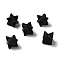 Natural Lava Rock Beads, No Hole/Undrilled, Merkaba Star, Black, 12.5~13x12.5~13x12.5~13mm