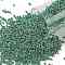 TOHO Round Seed Beads, Japanese Seed Beads, (PF561) PermaFinish Teal Aqua Metallic, 15/0, 1.5mm, Hole: 0.6mm, about 3000pcs/10g