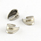 Tarnish Resistant 304 Stainless Steel Snap on Bails, Stainless Steel Color, 10.5x8x6mm