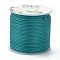 Polyester Braided Cords, for Jewelry Making Beading Crafting, Dark Cyan, 1.5mm, about 21.87 yards(20m)/roll