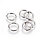 Tarnish Resistant 304 Stainless Steel Open Jump Rings, Stainless Steel Color, 12x1.5mm, Inner Diameter: 9mm, 600pcs/bag