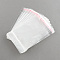 OPP Cellophane Bags, Rectangle, Clear, 19.5x12cm, Unilateral Thickness: 0.0035cm, Inner Measure: 14x12cm