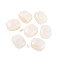 Acrylic Bead, Imitation Jade, Rectangle, Seashell Color, 13x11x8mm, Hole: 1.5mm. 510pcs/500g