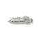 304 Stainless Steel Pendants, Fish Charms, Non-Tarnish, Stainless Steel Color, 27.5x9.5x4.5mm, Hole: 1.2mm
