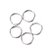 Tarnish Resistant 304 Stainless Steel Jump Rings, Open Jump Rings, Stainless Steel Color, 18 Gauge, 7x1mm, Inner Diameter: 5mm