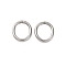 304 Stainless Steel Jump Rings, Open Jump Rings, Oval, Stainless Steel Color, 10x8.5x1.2mm, Inner Diameter: 7.5x6mm