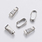Tarnish Resistant 304 Stainless Steel Snap on Bails, Stainless Steel Color, 6x2x3mm, Inner: 2.5x5.5mm