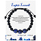 Natural Lapis Lazuli Beaded Bracelet with 8mm Matte Stone