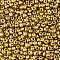 (Repacking Service Available) Baking Paint Glass Seed Beads, Goldenrod, 8/0, 3mm, Hole: 1mm, 12g/bag