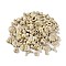 Opaque Acrylic Beads, Metal Enlaced, Mixed Shapes, Old Lace, 5.5~26x5.5~20x4~14mm, Hole: 1.2~7mm, about 915pcs/500g