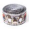 Polyester Grosgrain Ribbon, Single Face Printed Pattern, for DIY Handmade Craft, Festival Party, Gift Decoration , Santa Claus, 1-1/2 inch(38mm), 10 yards/roll(9.14m/roll)