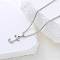 Stainless Steel Alphabet Pendant Necklaces for Women, Stainless Steel Color, Letter J