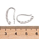 Стойки обшивки латунь кубический цирконий серьги крючки KK-S374-05P-03-3