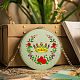 4 лист 11.6x8.2-дюймовых рисунков вышивки палочками и стежками DIY-WH0455-157-7