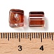 Двухцветные прозрачные стеклянные бусины X1-GLAA-NH0001-03C-3