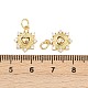 Латунные микро проложить кубического циркония подвески KK-A269-52G-3