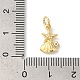 Подвески из латуни с покрытием из прозрачного кубического циркония KK-Z056-27G-3