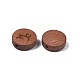 Деревянные бусины с лазерной гравировкой WOOD-S053-53L-3