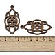Подвески из орехового дерева WOOD-A025-09-3
