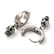 Серьги-кольца из нержавеющей стали 304 EJEW-Q795-16B-AS-2