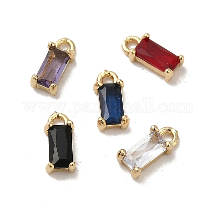 Подвески из светло-золотого латунного стекла FIND-K016-03KCG-1