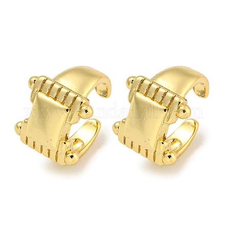 Серьги-манжеты из латуни EJEW-C104-156G-1