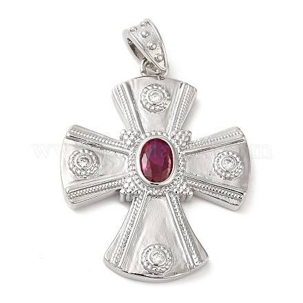 Латунные микро проложить кубического циркония подвески KK-M246-01P-1
