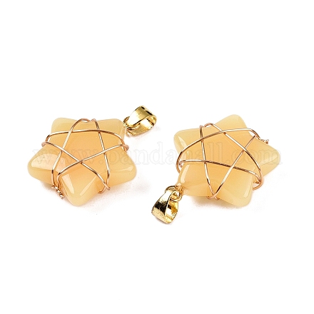 Подвески lampwork GLAA-T023-06E-1