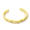 Clear Cubic Zirconia Butterfly Open Cuff Bangle, Brass Jewelry for Women, Golden, Inner Diameter: 2x2-1/4 inch(5.15x5.85cm)