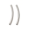 Non-Tarnish 304 Stainless Steel Tube Beads, Stainless Steel Color, 30~30.5x2mm, Hole: 1.6mm