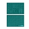 A3 Plastic Cutting Mat, Cutting Board, for Craft Art, Rectangle, Dark Cyan, 30x45cm