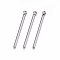 Tarnish Resistant 201 Stainless Steel Pendants, Bar, Stainless Steel Color, 22x2x1.5mm, Hole: 1.5mm