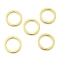 Brass Linking Rings, Flat Ring, Rack Plating, Long-Lasting Plated, Lead Free & Cadmium Free, Golden, 18x1mm, Inner Diameter: 14.5mm