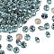 Preciosa® MAXIMA Crystal Round Stones, Czech Crystal, Dura Foiling, Round(431 11 615 Chaton), 30010 Smoked Sapphire, SS10/PP21(2.7~2.9mm)
