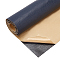 PU Leather Self-adhesive Fabric, Rectangle, Midnight Blue, 135x30x0.1cm