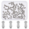 40Pcs Steel Nipple Stud Rivets, Jewelry Box Drawer Handles, Cabinet Knobs, Belt Buckle Screws Hook, Gunmetal, 10x4mm
