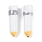 Pencil Resin Cabochons, White, 28.5x7.5x7.5mm