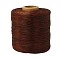 Korean Wax Polyester Cord, Coconut Brown, 1x0.4mm, about 500m/roll