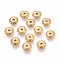 304 Stainless Steel Disc Beads, Flower, Golden, 5x2mm, Hole: 1.4mm