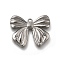 304 Stainless Steel Pendants, Bowknot Charm, Anti-Tarnish, Stainless Steel Color, 20x24.5x3mm, Hole: 1.4mm
