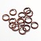 Open Jump Rings Brass Jump Rings, Cadmium Free & Lead Free, Red Copper, 7x1mm, 18 Gauge, Inner Diameter: 5mm, about 4000pcs/500g