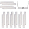 BENECREAT 16Pcs 304 Stainless Steel Connector Charms, Blank Tags Rectangle Stamping Blank Tags with Two Holes for Engraving or Stamping, DIY Bracelet Necklace, 1.34x0.24x0.06inch