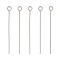 Tarnish Resistant 304 Stainless Steel Eye Pin, Stainless Steel Color, 35mm, Hole: 2mm, Pin: 0.7mm