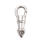 Non-Tarnish 304 Stainless Steel Swivel Clasps, Manual Polishing, Stainless Steel Color, 24x9x6mm