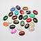 Natural & Synthetic Mixed Stone Cabochons, Oval, 25x18x7~10mm.