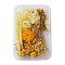 Dried Flowers, DIY Candle Soap Making Accessories, with Plastic Rectangle Box, Yellow, 1.9~13.5x0.7~10.6cm
