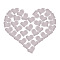 PandaHall Elite 30 pcs Heart Shape 304 Stainless Steel Blank Stamping Tag Pendants with 2mm Hole for Earring Bracelet Necklace Pendant Charm Jewelry Making