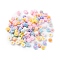 Flower Opaque Resin Cabochons, Mixed Color, 5.5~6x3~3.5mm
